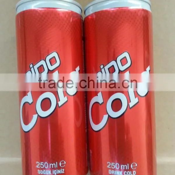 CARBONATED DRINK TIN CANNED 250ML