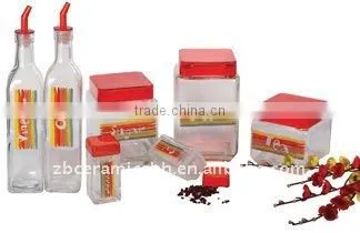Oil Glass Bottle and Kitchen Glassware photo-2