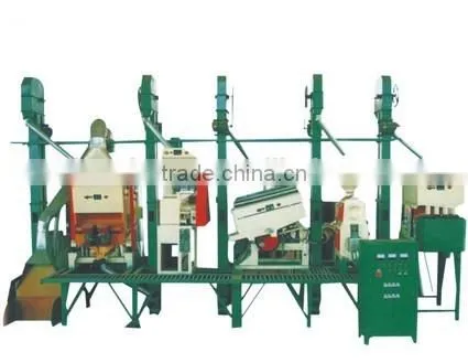 Full Set Rice Mill Mini Rice Milling Line Compact Rice Mill Raw Rice Mill Plant