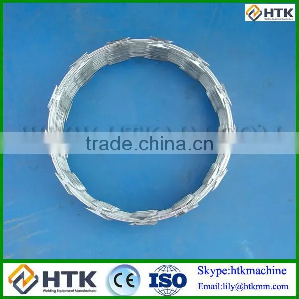 0.45-0.8mm Concertina Thickness Security Razor Barbed Wire Fence photo-2