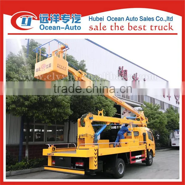 Driving Type 4x2 Manual Gearbox 18m High Working Truck photo-3