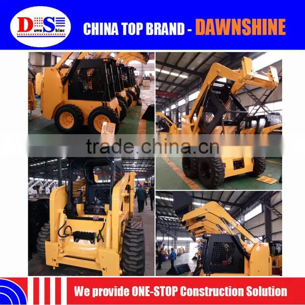 Hot Small Chinese Bobcat Skid Steer Tires 12-16.5 JC60 Mini Skid Steer Loader for Sale photo-6