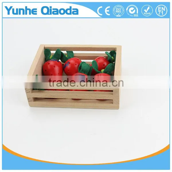 Cutting Fruit Set - Wooden Play Food Kitchen Accessory photo-5
