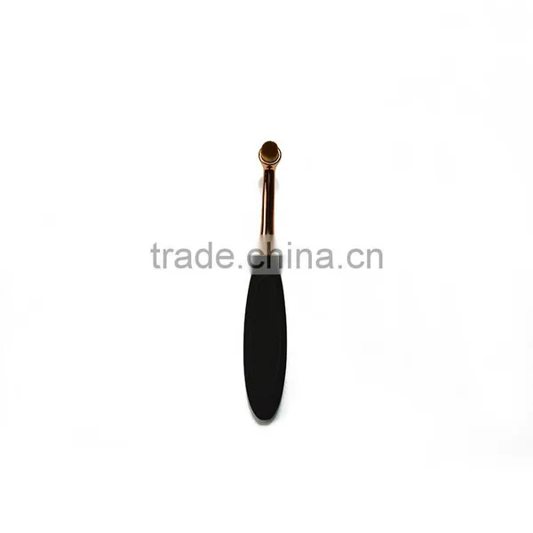 Cosmetic Rose Gold Oval Makeup Brush Set photo-4