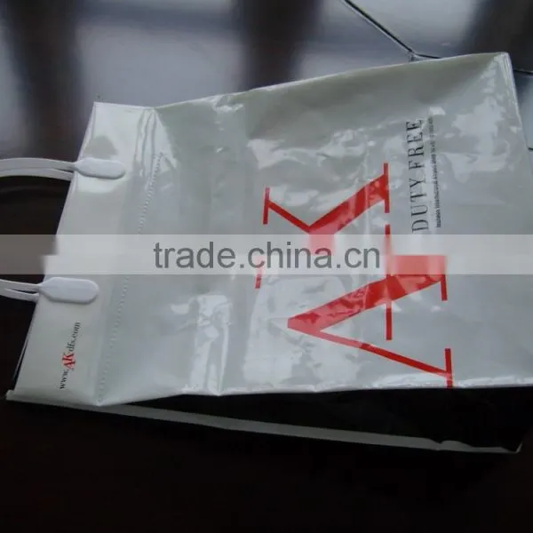 Colorful Printed LDPE Die Cut Handle Plastic Bags photo-4