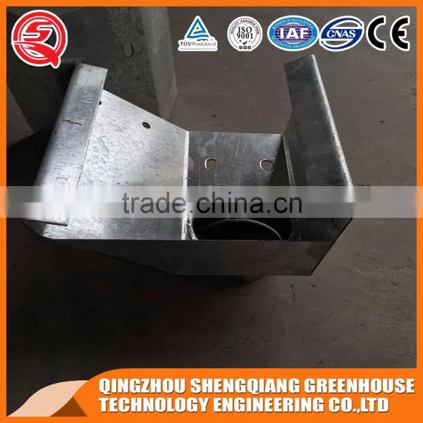 Multi-span Plastic Tomato Greenhouse Hot Galvanized Steel Frame photo-6