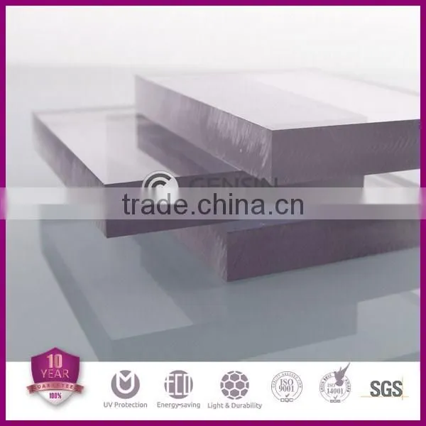 20mm Thicken Polycarbonate Solid Sheet,Plexiglass,Solid Polycarbonate Sheet Transparent One Side or Double Sides UV Coating photo-2