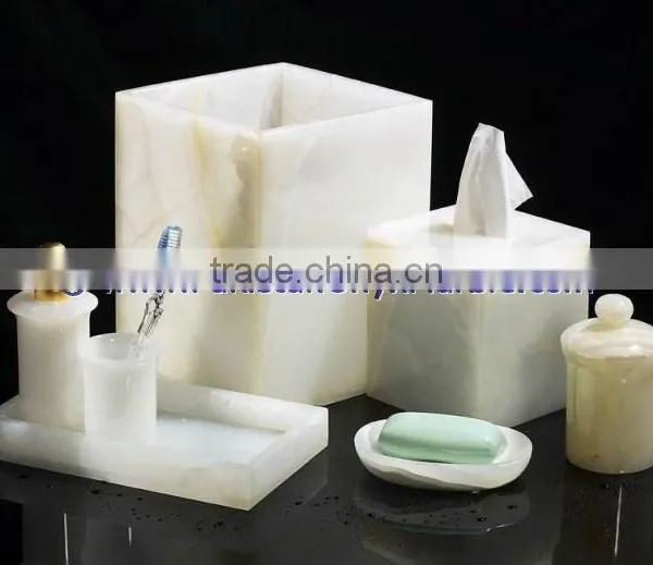 NATURAL COLOR Luxury Colorful Free Sample for Natural ONYX BATHROOM ACCESSORIES COLLECTION photo-4