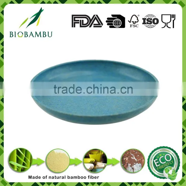 OEM Available Diswasher Safe Green Lifestyle Bamboo Fiber Serving Tray photo-6