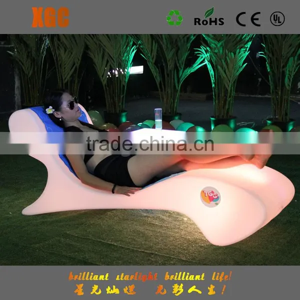 2017 New Design Eco-friendly Colorful Leisure Bed for Garden Chaise Lounge Chair photo-4