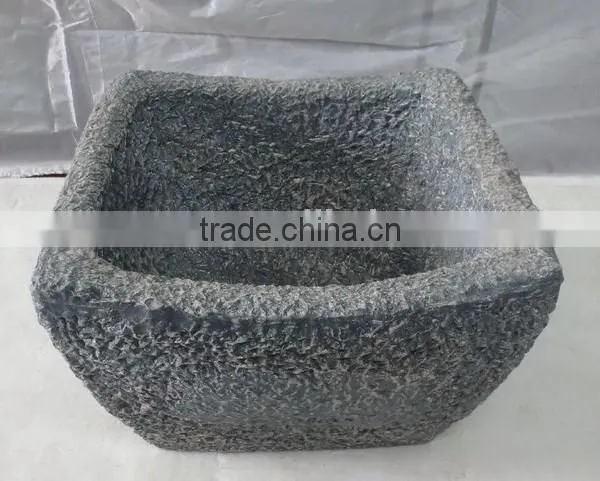 Garden Fiber Glass Clay Stone Finish Flower Pot Wholesale photo-4