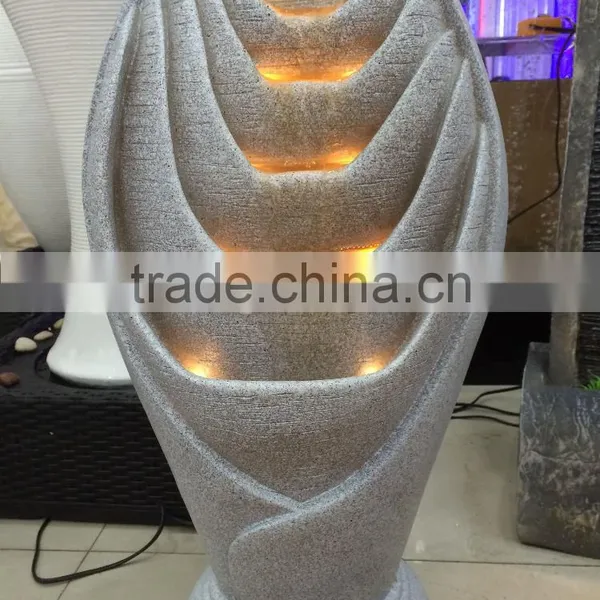 Resin Water Fountain With Led Light photo-4