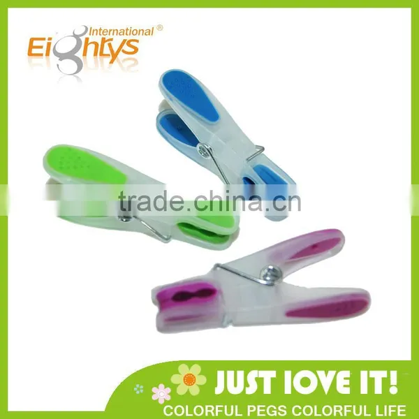Houseware Multifunctional Plastic TPR Material Soft Grip Clothes Peg photo-2