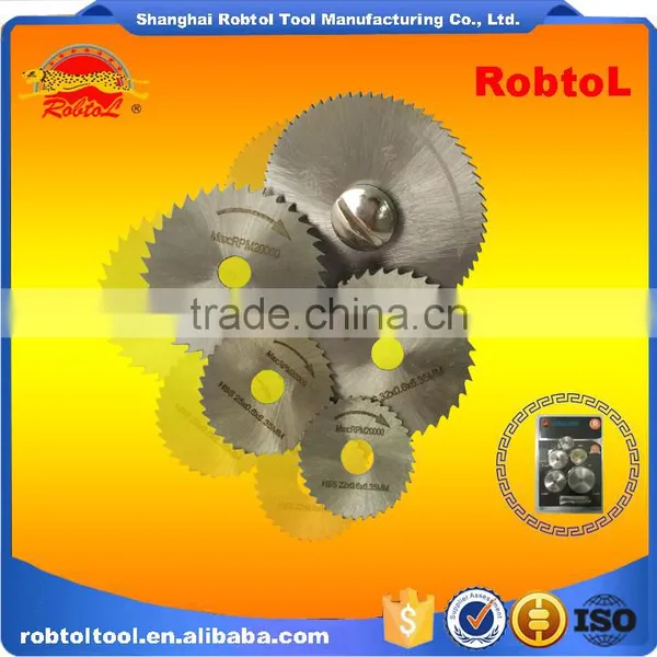 6pcs Set HSS Circular Saw With Mandrel Shank Cut off Wheel Dremel Die Grinder Rotary Tool Cut Pipe Wood Metal photo-3
