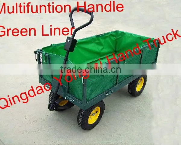 Steel Mesh Garden Wagon Cart photo-5