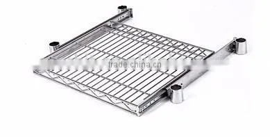 Chrome Metal Kitchen Vegetable Warehouse Storage Rack photo-4
