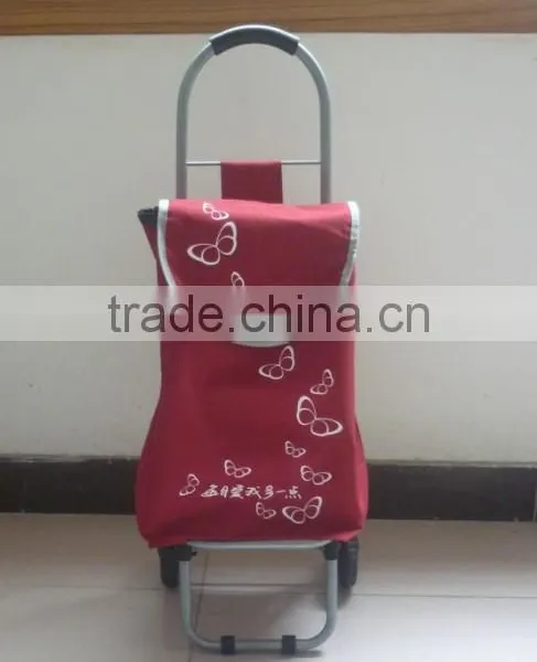 Colorful Shopping Foldable Trolley Bag With Wheels photo-2