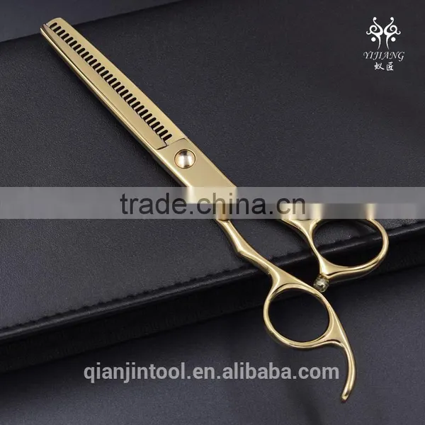 Gold Coated Professional Salon Tools Hair Scissors for Barber and Hairdressing photo-2