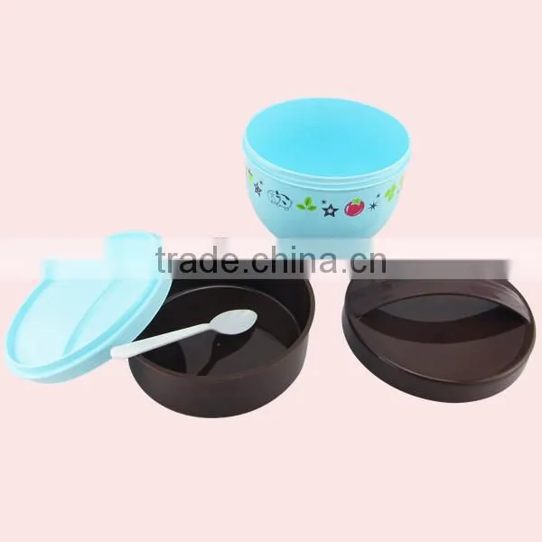 1L Korean Multi-layer Round Shape Lunch Box With Lid photo-3