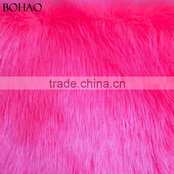 60mm Fur Height Smooth Soft Touching Knitted Textile Fake Fur Fabric photo-5
