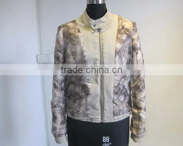 Men's Apparel Top Quality Wenzhou pu Leather Jacket photo-3