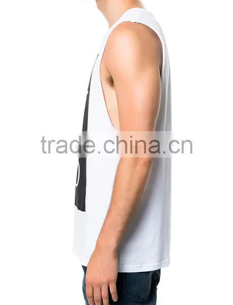 Mens Singlet Vests Custom Print Tank Top 100 Cotton Tank Top photo-3