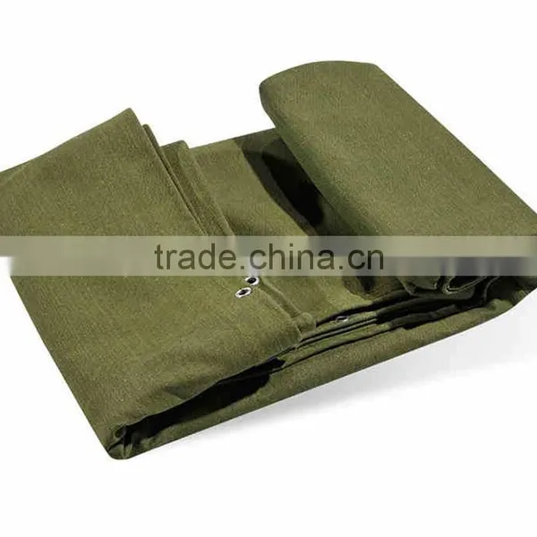 Wholesale Army Green Canvas Fabric Textile Fabric photo-5