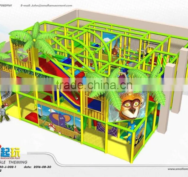 Jungle Themed Indoor Playground with Ce Certificate