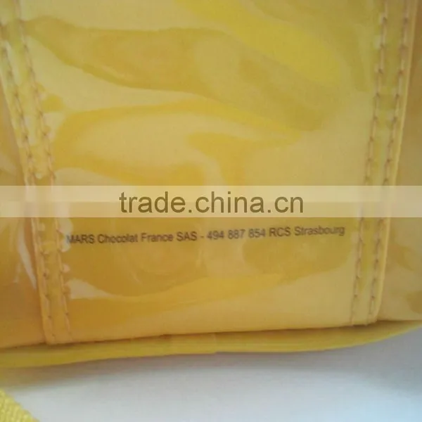 Shiny Leather Lunch Cooler Bag photo-3