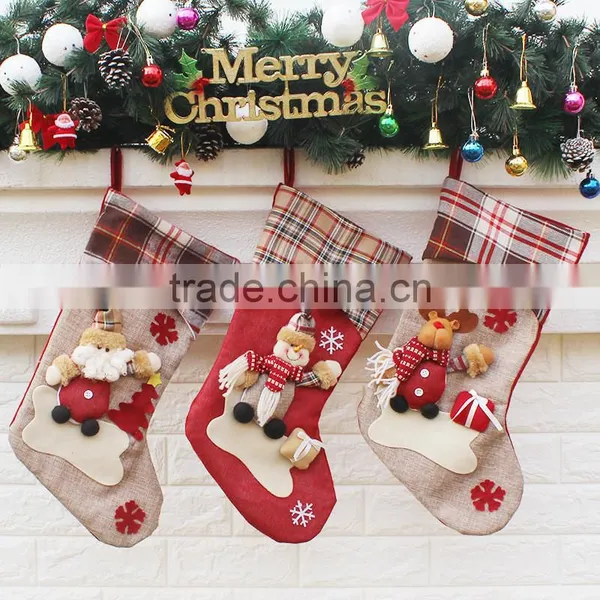 Wholesale Christmas Socks Christmas Tree Pendants Christmas Decorations Gift Bags photo-2