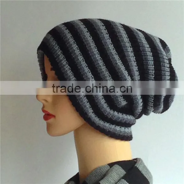 2016 New Fashion Winter Knitted Adult Beanie in Pink photo-4