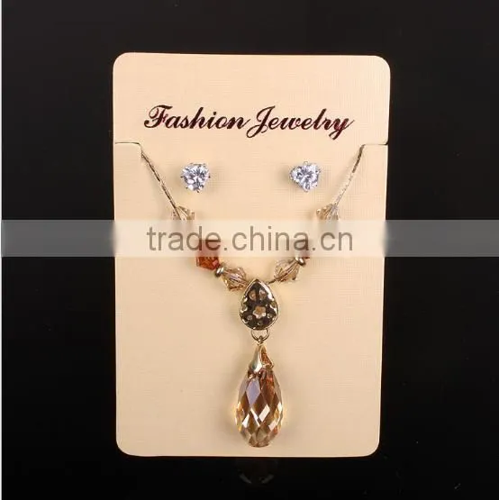 Newest Custom Paper Printed Earring Cards/Brand Logo Custom Printed Packaging Necklace Earring Cards photo-4