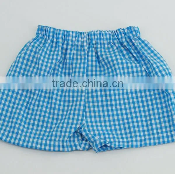 Children Summer Icing Pants Wholesale Kids Girl Red Gingham Short Pants Baby Girls Plaid Leggings photo-4
