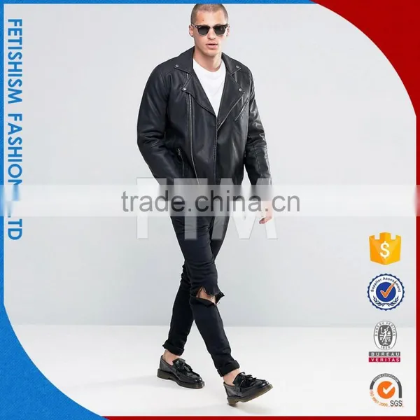 Trade Assurance Supplier OEM Service Leather Coat Jacket photo-4