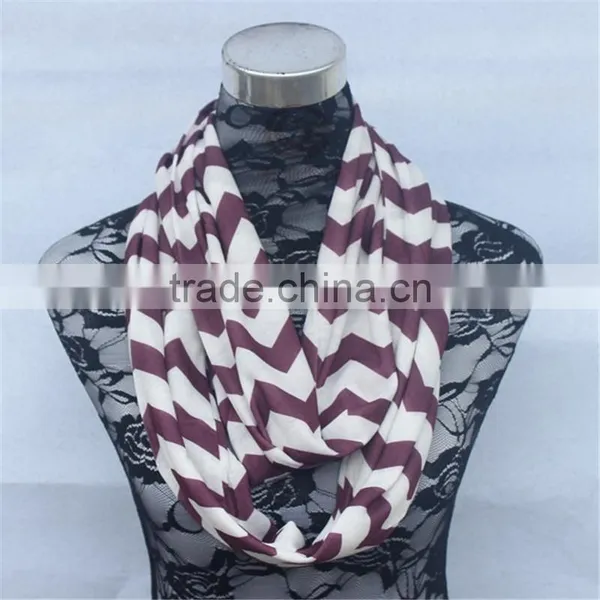Wholesale Cotton Monogram Chevron Infinity photo-5