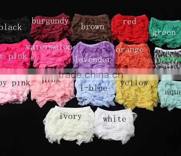 21 Colors Cute Baby Lace Bloomer