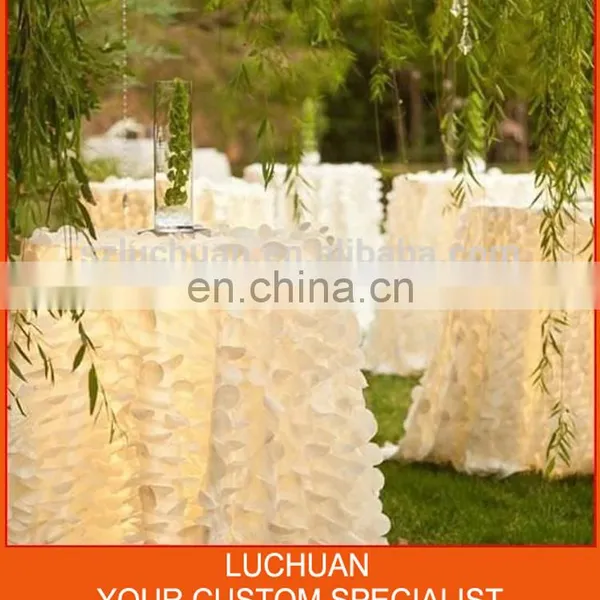 Handmade Style Banquet Wedding Table Overlay photo-5