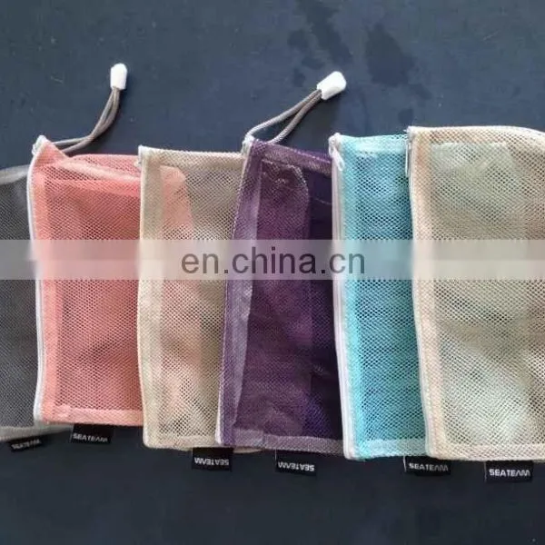 Customized Mesh Cosmetic Makeup Bag Toiletry Pouch photo-3
