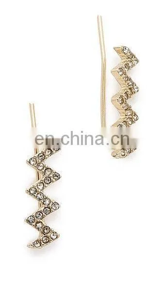 Pave Zig Zag Ear Crawlers Set photo-3