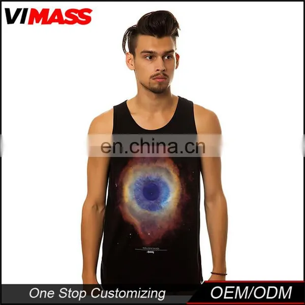 Custom Cotton Mens Stringer Tank Top Wholesale