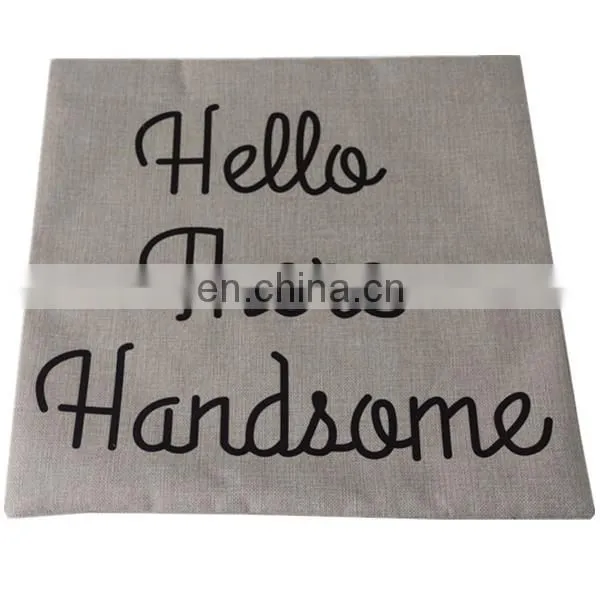 Fashion New Design Handmade Cushion Cover50x50 Wholesale Linen Sofa Decorative Machine Embroidery Designs Cushion Cover photo-3