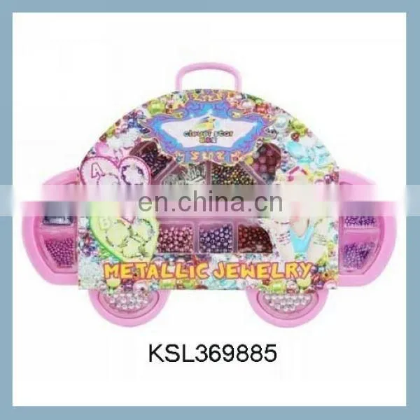 Children Diy Beads Play Set, Plastic Beads