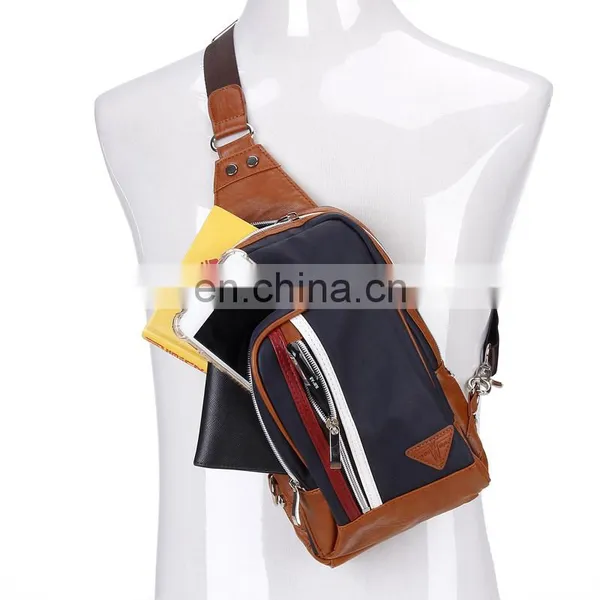 China Making Hot Selling Waterproof Men Leather Sling Bag photo-5