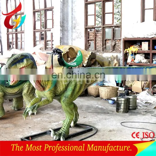 Kids Playing Riding Dinosaur for Amusement Park photo-6