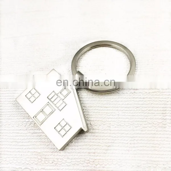 3D High Quality Metal Keychains With House Image photo-3
