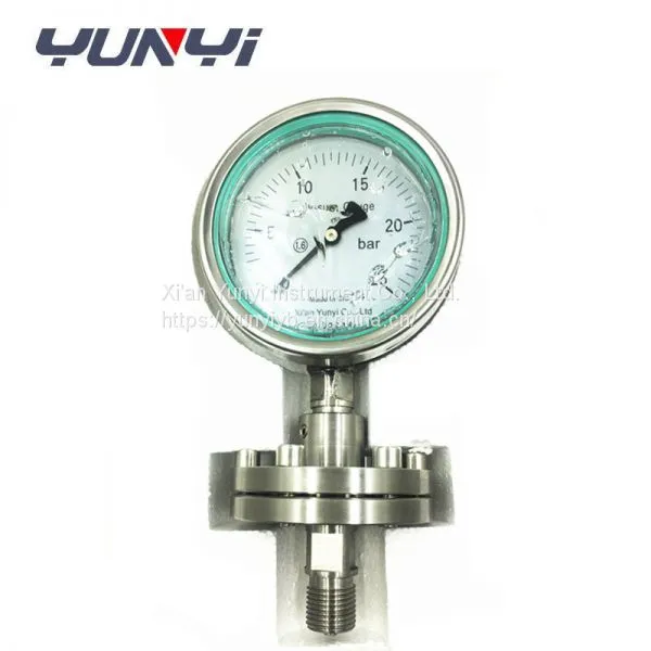 Oil-filled Diaphragm Pressure Gauges Manometer Price photo-3
