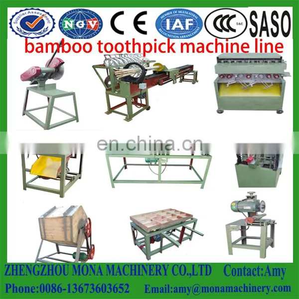 Bamboo/wood Toothpick Manufacturing Machine, Whole Production Line for Toothpick Maker photo-6