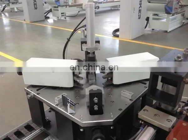China Factory Sale Aluminum Profile Doow Window Automatic 4 Heads Corners Crimping Machine photo-7