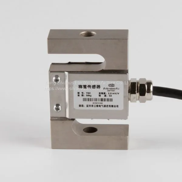 S Type Alloy Steel Load Cell TSC 50kg for Force Measuring Systems Loadcell Tester