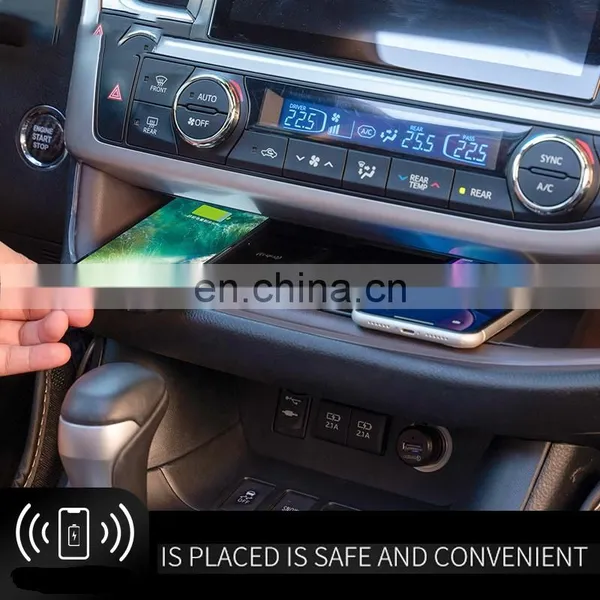 12v-6V/72W Qi Special Vehicle-mounted Fast Car Wireless Charger for Highlander (15-19 Models) photo-5